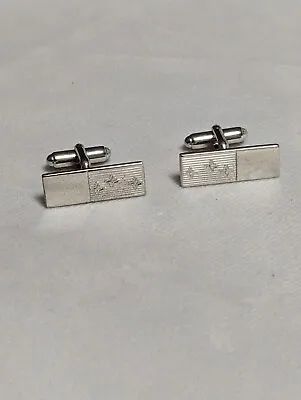 VTG Anson Nautical 3 Star Diamond Cufflinks 1950 60s  • $24.95