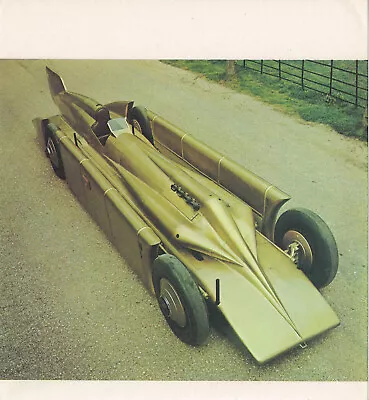 Irving Napier Golden Arrow 1929 Vintage Car Print Picture 1975 CBOVC#61 • £3.49