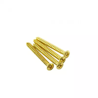Neck Screws For Fender Style Guitars And Basses Gold. Pack Of Four. • $40