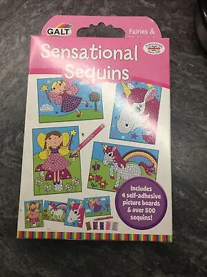 Toys Sensational Sequins Fairies And Unicorns Craft Kit For Kids Ages 6 Years P • £8.99