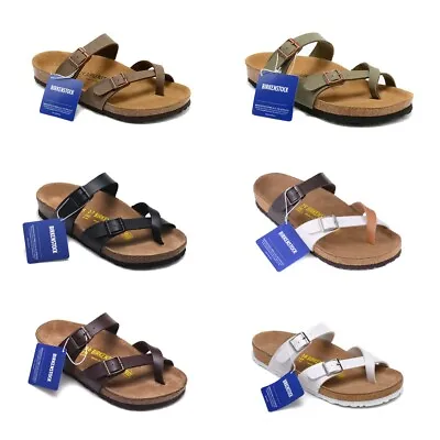 Birkenstock Mayari Birko-Flor Casual Sandals Unisex Regular EU Shoe Size 35-43 • $68.28