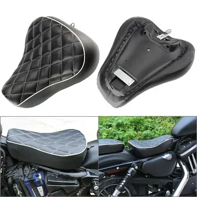 Diamond Front Driver Rider Solo Seat For Harley Sportster 1200 883 1983-2003 • $53.54