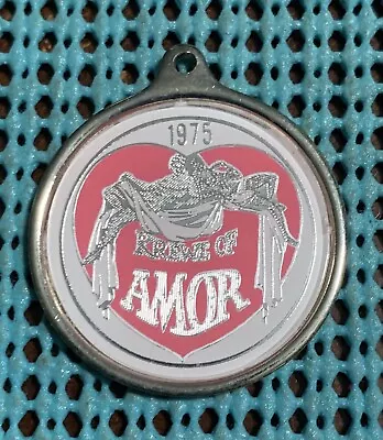 1975 Krewe Of AMOR  Mardi Gras Looped Badge / Charm • $3.99