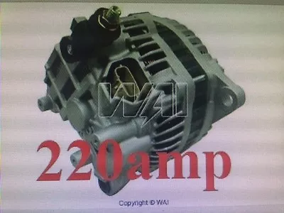 220 HIGH AMP NEW HD ALTERNATOR 2009-2008 2007 2006 For Mitsubishi Eclipse 2.4L • $229