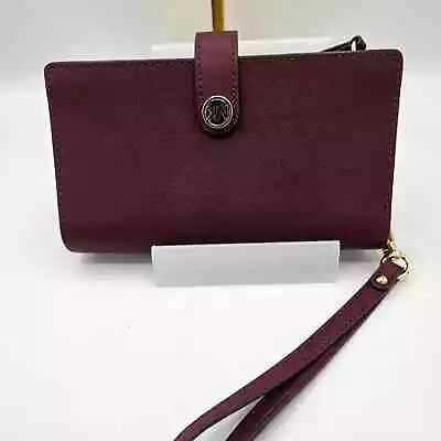 Michael Kors Jet Set MK Charm Wristlet  Wallet In Merlot. • $55