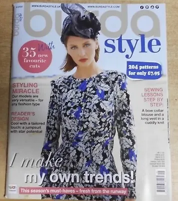 £8.99 • Buy Burda Style Magazine 9/2022 204 Patterns I Make My Own Trends! Fresh From Runway
