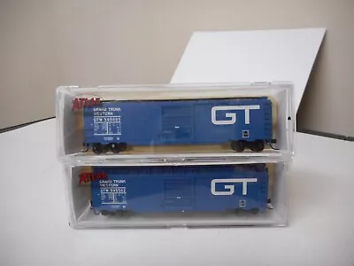 Atlas N Scale 50  DD Boxcars Grand Trunk Western 595562 595885 • $20