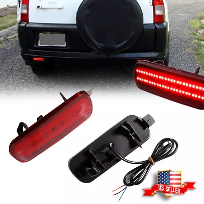 $21.79 • Buy 2x Rear Bumper Reflector Red LED Tail Brake Light Lamps For 2002-2004 Honda CR-V