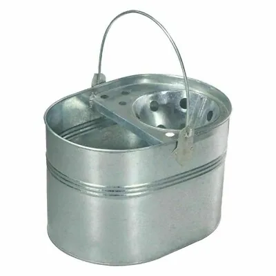 Galvanized Metal Mop Bucket 15L Heavy Duty 15 Litres Heavy Duty Metal Mop Bucket • £12.49