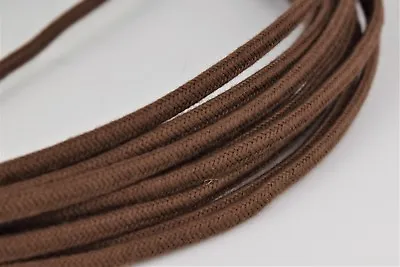 Bulk Antique Vintage 25' Cloth Covered (2) Conductor Round Telephone Wire-30032 • $34.95