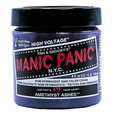 Manic Panic Semi-Permanent Hair Color 4oz (77 Amethyst Ashes) • $11.99