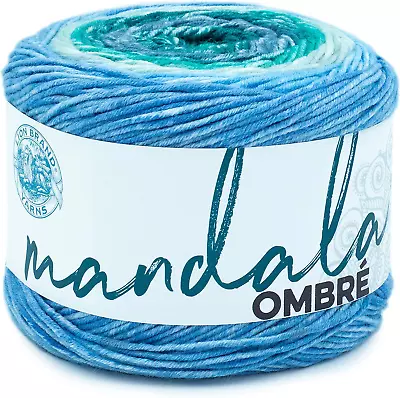 Lion Brand Yarn Company Mandala Ombre Yarn Mantra One Skein • £24.68