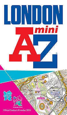 London 2012 Mini Street Atlas By Geographers' A-Z Map Co Ltd (Paperback 2012) • £3