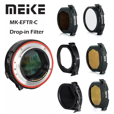 Meike MK-EFTR-C Drop-in Filter AF Mount Lens Adapter For Canon EF To Canon EOSR  • $79