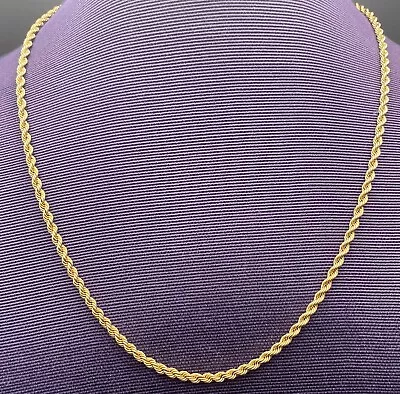 9ct Yellow Gold Rope Chain C049300152149 Ic • £139.20