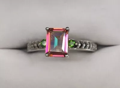 Sterling Silver Mystic Topaz Ring • $38