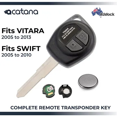 $31.90 • Buy Remote Car Key For Suzuki Swift Grand Vitara 2005 - 2013 ID46 Chip 433MHz HU87