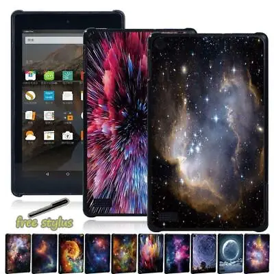 £3.99 • Buy Slim Star Space Tablet Shell Cover Case For Amazon Fire 7/ HD 8 10/HD 10 Plus