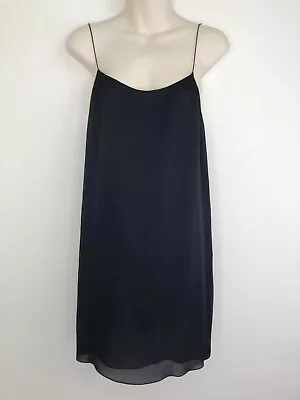 $79 • Buy Alexander Wang Womens Slip Camisole Dress Size US 6 Aus 10 Sleeveless Black Silk