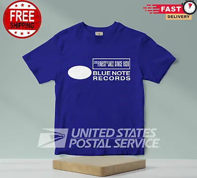 Blue Note Records Logo T-Shirt Unisex T-Shirt USA Size S To 5XL • $25