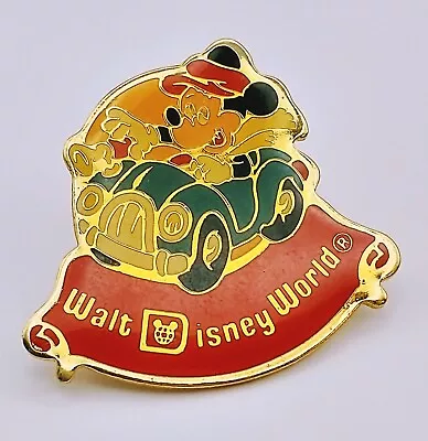 Vintage Mickey Mouse In Roadster Car Walt Disney Enamel Lapel Hat Pin 1  • $4.99