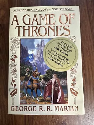A Game Of Thrones Advance Reading Copy ARC Rare 1996 - VGC • $999.99