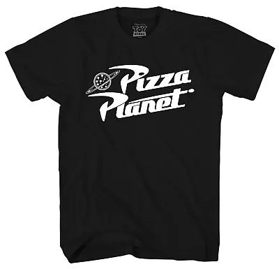 Disney Toy Story Pizza Planet Logo Men's Black T-Shirt • $14.99