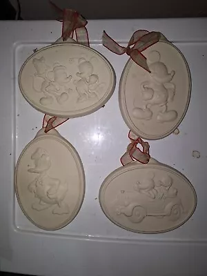 Set Of 4 Disney Big Cookie Stamp Flip Molds Or Wall Plaques Mickey Minnie Mouse • $39