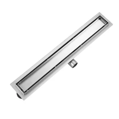 Linear Shower Drain 100cm 2 IN 1 Stainless Steel Wetroom Bathroom Channel Gully • £40.99