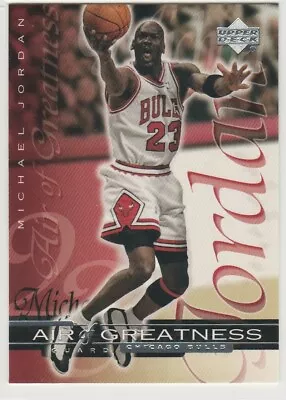 1999-00 Upper Deck Air Of Greatness HOF MICHAEL JORDAN Card #140 • $6.99