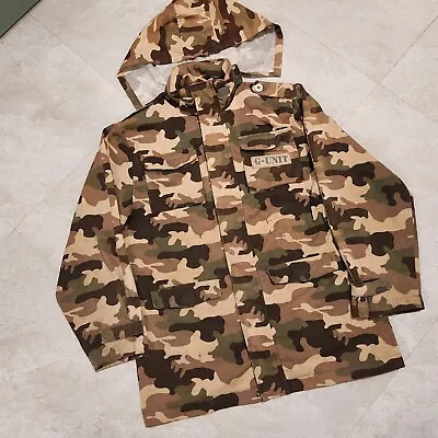 G-Unit Mens S Small Camo Camouflage Military Hip Hop Rap Streetwear Jacket • $37.07