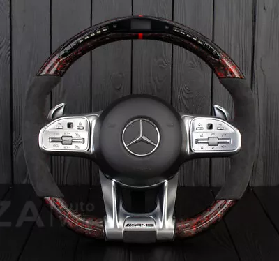 Mercedes Amg C63 E63 Gle63 GLS63 Cls63  S63 Forged Carbon Fiber Steering Wheel • $3200