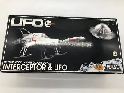 Gerry Anderson UFO INTERCEPTOR & UFO Diecast Model Aoshima Shinseiki Gokin Toy • $474.99