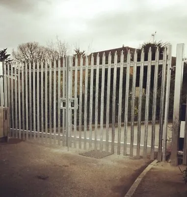 Steel Palisade Security Gates 1.8 High X 1m Wide • £350