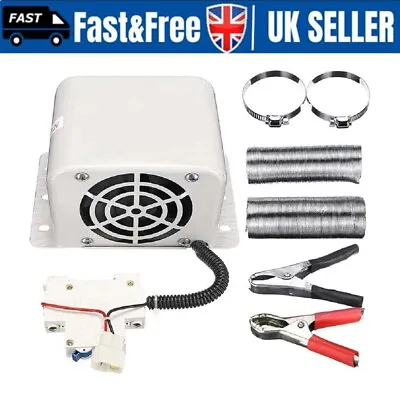 Electric Car Heater 12V 800W Heating Fan 5 Sec Fast Heater Defogger Defroster UK • £15.89