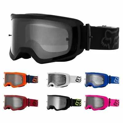 Fox Racing MX21 Main Stray Mens Motocross Clear Lexan Lens Goggles • $34.95