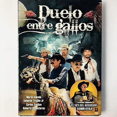 Dvd Duelo Entre Gallos Mario Almada Valentin Trujillo Jr Ramon Ayala Carlos Card • $23.99