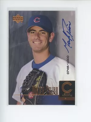 Mark Prior Auto /1000 2001 Ud Upper Deck #102 Star Rookie On Card Autograph Cubs • $29.99