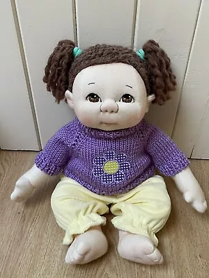 OOAK Handmade Soft Sculpted Waldorf Style Soft Bodied Doll 15”/38cm • £122