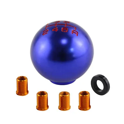 $22.02 • Buy 6 Speed Universal Automatic Car Gear Shift Knob Shifter Lever Head M14*15 Blue