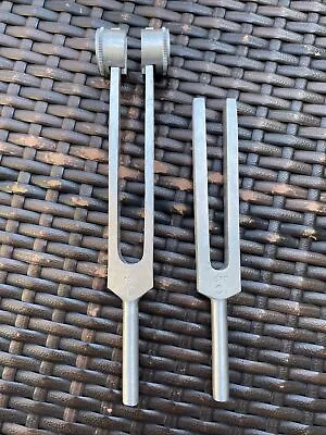 Tuning Fork Set Of 2 C128 & C512 Medical  Diagnostic Instruments • $6