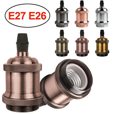 E26 E27 Fitting Holder Screw In Light Bulbs Socket Edison Lamp Converter • $12.29