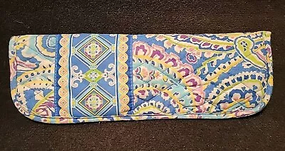 Vera Bradley Capri Blue Straighten Up And Curl Iconic Curling Flat Iron Cover • $18