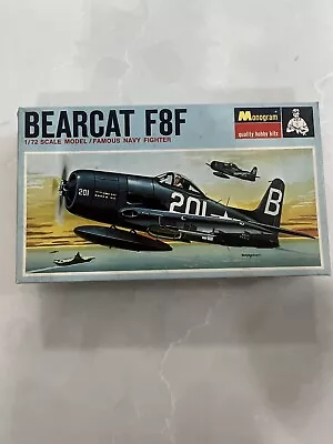 Monogram Navy Bearcat F8F Fighter 1/72 Scale Model Kit PA144 - FREE SHIPPING • $15.50