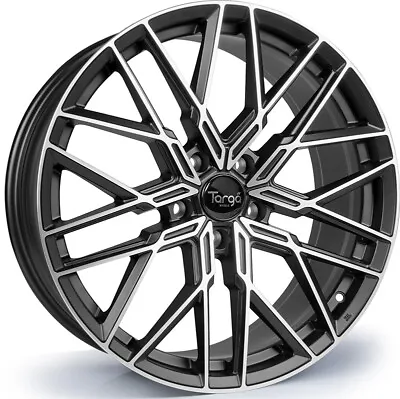 Alloy Wheels 18  Targa TG8 Black Polished Face For Mazda 6 [Mk2] 07-12 • $1072.24