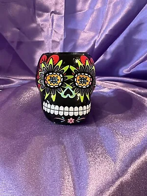 Day Of The Dead Skull Planter CLEARANCE PRICE • $8.50