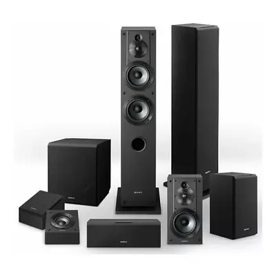 Sony Complete Speaker System With SSCS3 2 SSCS5 SSCS8 SACS9 • $1268