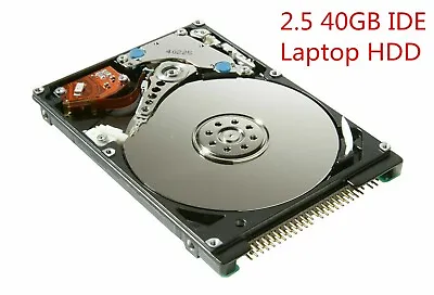Laptop HDD 2.5  Hard Disk Drives IDE 40GB 60GB 80GB 100GB 120GB 160GB • $6