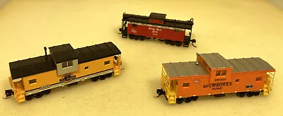 N Scale Atlas 3 Cabooses: Milw DRG&W And NKP • $28