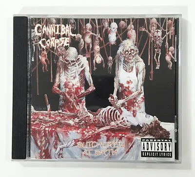 $54.99 • Buy CANNIBAL CORPSE Butchered At Birth CD Metal Blade 90's Issue Original Logo